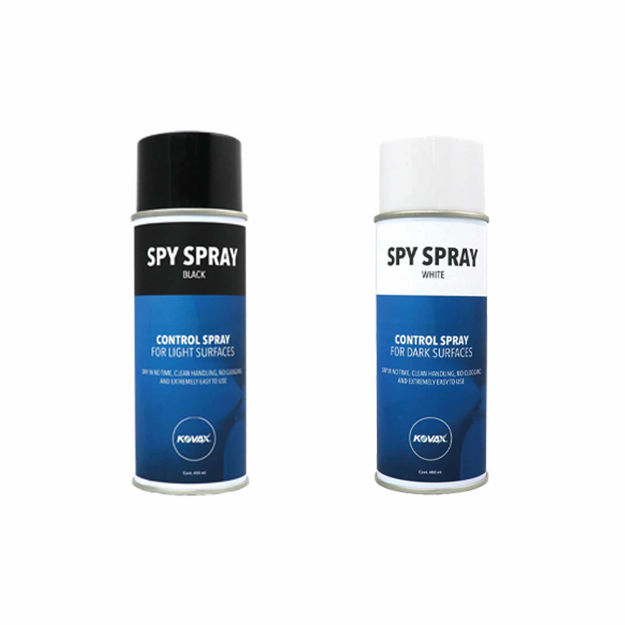 Bild von Kovax Spy Spray Kontrollpulver in schwarz und weiß