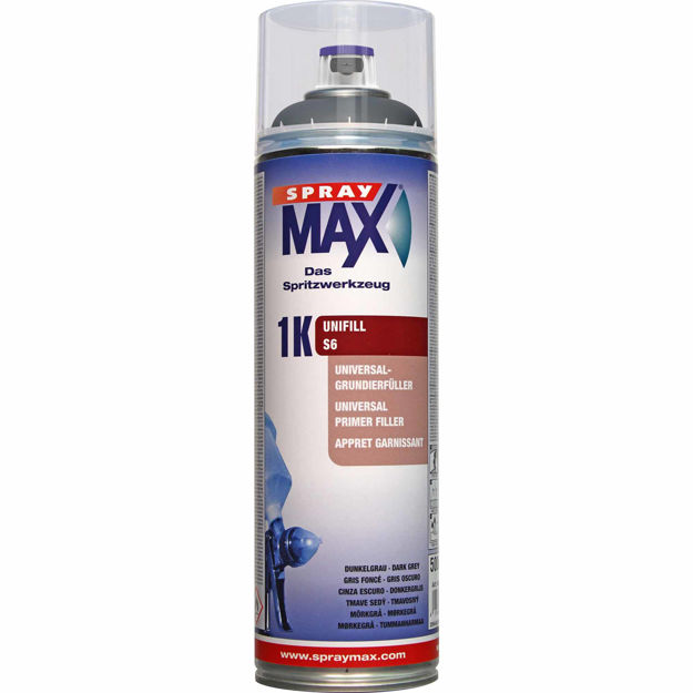 Bild von Spray Max 1K Unifill Grundierfüller S6 Dunkelgrau 500 ml