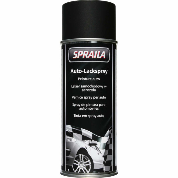 Bild von Spraila Schwarz Seidenglanz 400ml