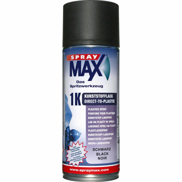 Bild von Spray Max DTP Kunststofflack 400 ml Schwarz