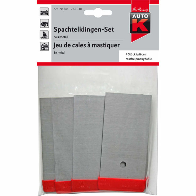 Bild von Auto-K Spachtelklingen Set Metall