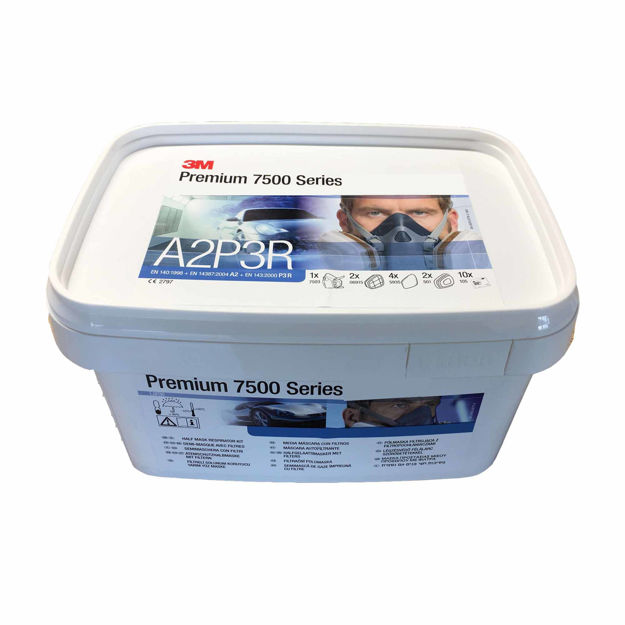 Bild von 3M 50733 Lackiermaske Größe M Premium Set 7500 A2/A3