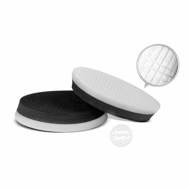 Bild von Scholl Polierschwamm Sandwich-SpiderPad M 145/25 mm schwarz/weiß