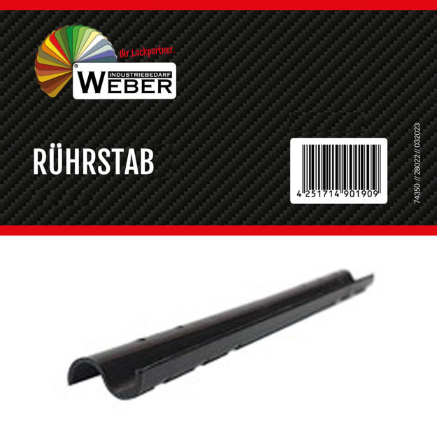 Bild von Rührstab S-form 20cm